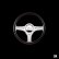 Photo1: Billet Specialties Steering Wheels Street Lite 35cm (1)