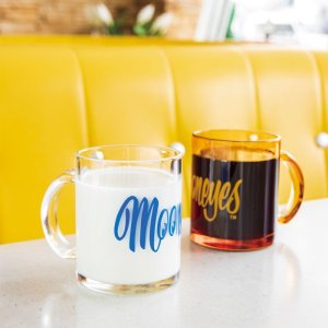 Photo1: MOON Glass Mug