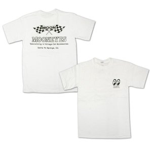 Photo2: MOON Checker Flag T  Shirts