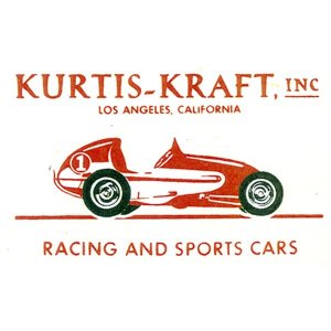 Photo1: HOT ROD Sticker KURTIS-KRAFT Sticker