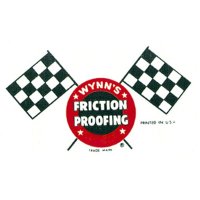 HOT ROD Sticker WYNN'S FRICTION PROOFING Sticker
