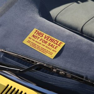 Photo1: Not For Sale Sticker