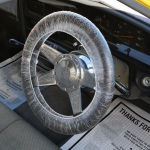 Photo1: Steering Wheel Cover (5pieces set)