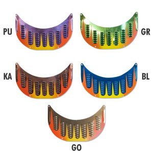 Photo3: Louver for MOONEYES Cap (Scallop Type)