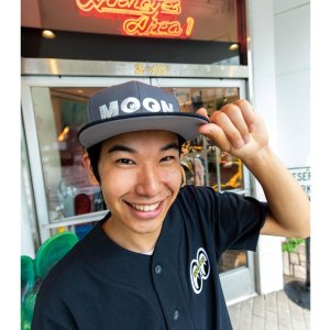 Photo4: MOON Wool Flat Visor Cap