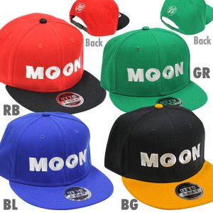 Photo3: MOON Wool Flat Visor Cap