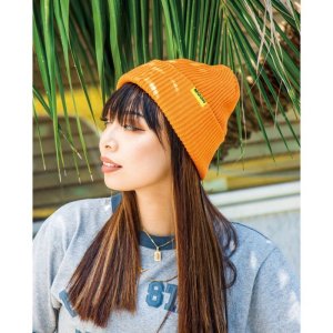 Photo1: MOON Cotton / Acrylic Beanie Cap