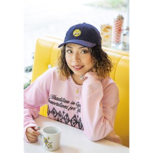 Photo1: MOON Eyeball Corduroy Cap