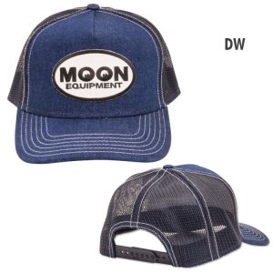 Photo3: MOON Denim Mesh Cap