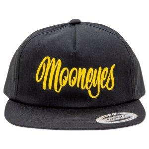 Photo8: MOONEYES Lettering Twill Flat Visor Cap