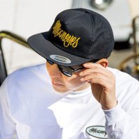 MOONEYES Lettering Twill Flat Visor Cap