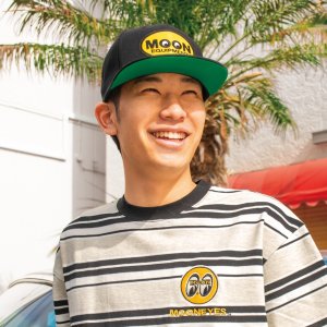 Photo1: MOON Oval Flat Visor Hat