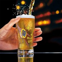 MOON Cafe Beer Half-size Glass