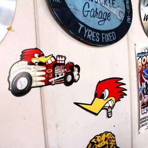 Photo2: Clay Smith Mr. Horsepower Laser Cut Metal Sign