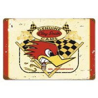 Clay Smith Vintage Brown Metal Sign