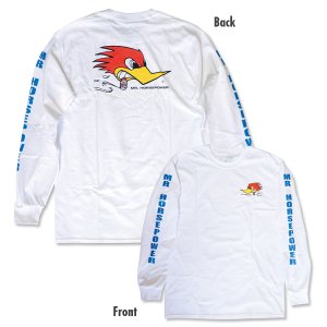 Photo1: Clay Smith  Long Sleeve T-Shirt White