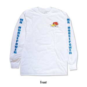 Photo3: Clay Smith  Long Sleeve T-Shirt White
