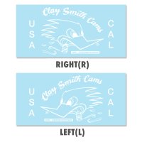 Clay Smith White Sticker