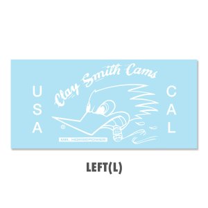 Photo3: Clay Smith White Sticker