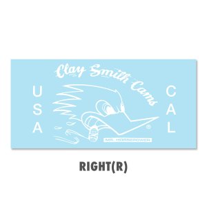 Photo2: Clay Smith White Sticker