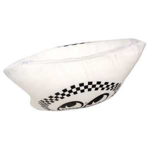Photo4: MOON Equipped Circle Checker Cushion Cover