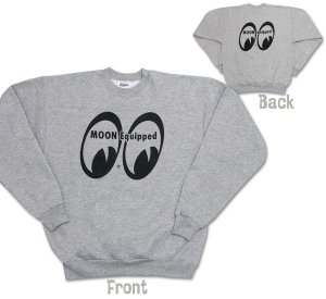 Photo3: MOON Equipped Sweatshirts Gray