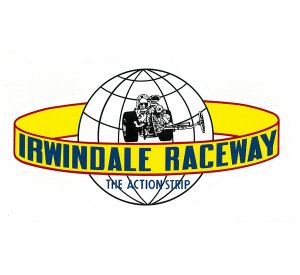 Photo1: HOT ROD Sticker IRWINDALE RACEWAY Sticker
