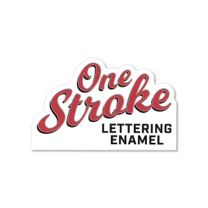 Photo1: One Stroke Sticker