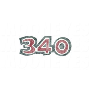 Photo1: HOT ROD Sticker 340 Decal
