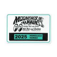 MOONEYES HAWAII 2025 Parking Permit Window Sticker