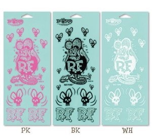 Photo2: Rat Fink Skull Fly Decal