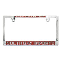 CALIFORNIA License Plate Frame (Chrome) JPN Size