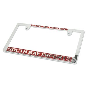Photo2: CALIFORNIA License Plate Frame (Chrome) JPN Size