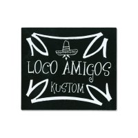 PARADISE ROAD LOCO AMIGOS Cross Sticker Large