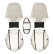 Photo3: Seat Cover set for Prius(NHW20 Model) Front Bucket (3)