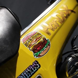 Photo2: MOON Burger Sticker
