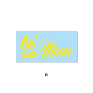 Photo3: Go with MOON Sticker