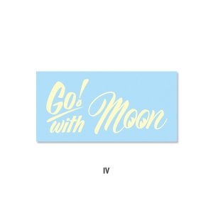 Photo5: Go with MOON Sticker