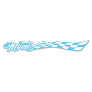 Photo2: Genuine MOON Checker Sticker