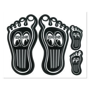 Photo2: MOONEYES Barefoot Gas Pedal Decal