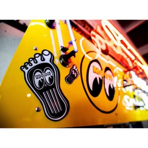 Photo4: MOONEYES Barefoot Gas Pedal Decal