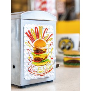 Photo1: MOON Tower Burger Sticker