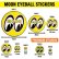 Photo2: Mini Prismoon Sticker (2)