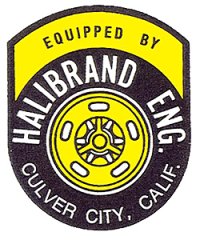 HOT ROD Sticker HALIBRAND ENG.Sticker