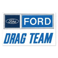 HOT ROD Sticker FORD DRAG TEAM