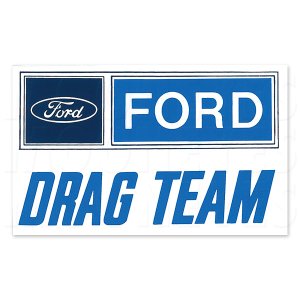 Photo1: HOT ROD Sticker FORD DRAG TEAM