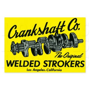 Photo1: HOT ROD Sticker Crankshaft Co.