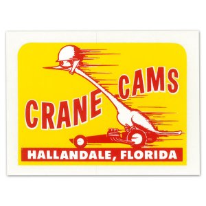 Photo1: HOT ROD Sticker CRANE CAMS Sticker