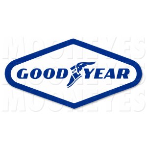 Photo1: HOT ROD Sticker GOOD YEAR Sticker