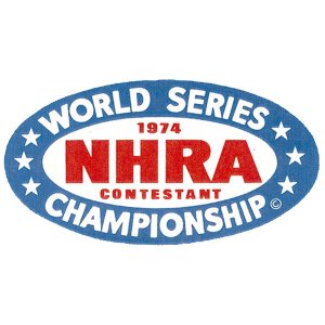 Photo1: HOT ROD Sticker 1974 NHRA WORLD SERIES CHAMPIONSHIP CONTESTANT Sticker